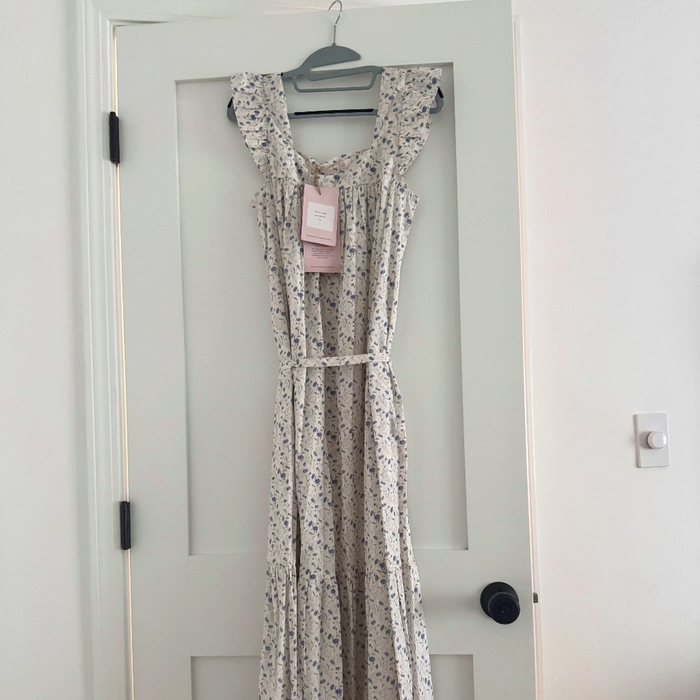 The Benny Dress | Daisy Field Blue